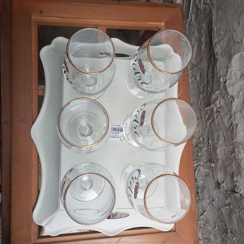 Glasses set of 6 new