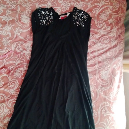 Swarovski party dress like new, black, Posare, size M
