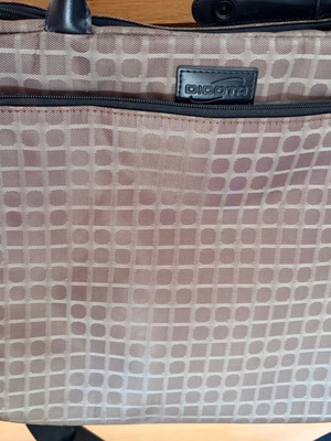 Dicota laptop bag used, beige and brown