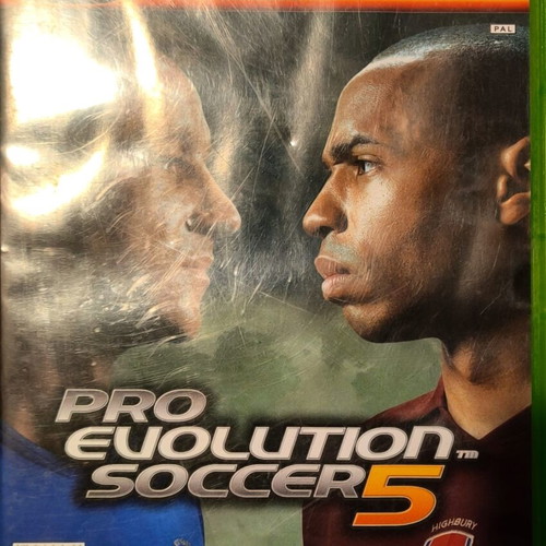 X Box Pro Evolution Soccer 5 game