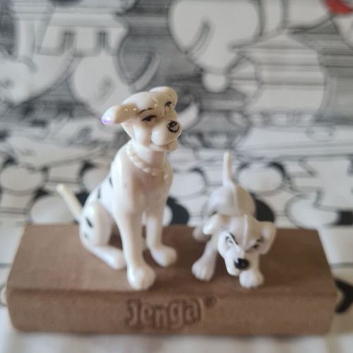 101 Dalmatians figures used, set of 2, Disney