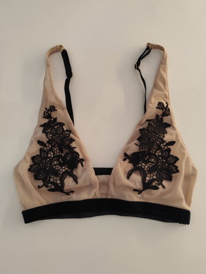 Bralet bustier Primark new with lace motif and velvet details