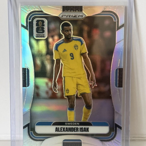 2026 Panini Prizm FIFA World Cup Alexander Isak Silver Prizm Card new