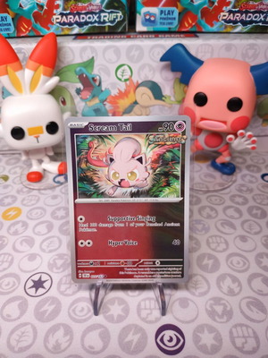Pokemon Card Scream Tail TEF 077 like new, Reverse Holo