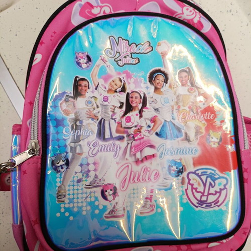 School bag used, Miracle Tunes design
