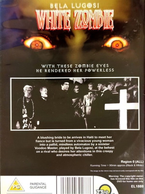 DVD WHITE ZOMBIE HORROR MOVIE WITH BELA LUGOSI