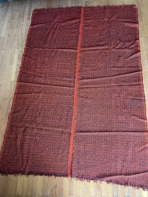 Woolen handwoven traditional rug used, 2.30 x 1.50 m