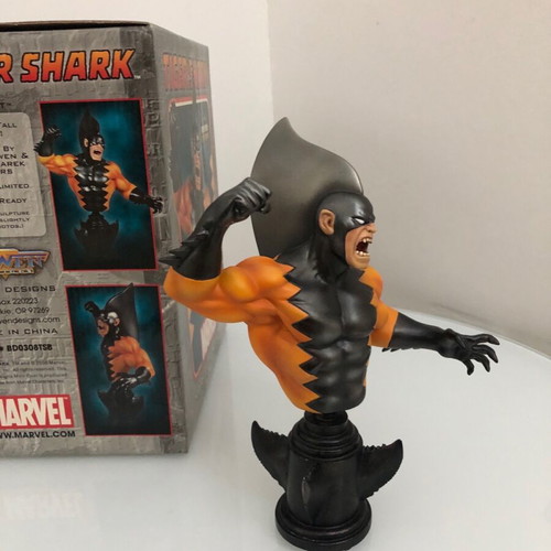 Tiger Shark Bowen Bust new, limited edition, Marvel Comics Avengers