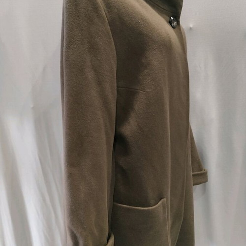 Wool coat with cashmere brown, size XL like new