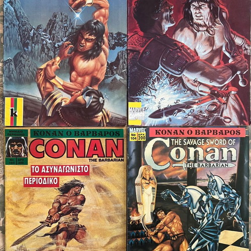 Conan the Barbarian comics used, pack of 23, Greek