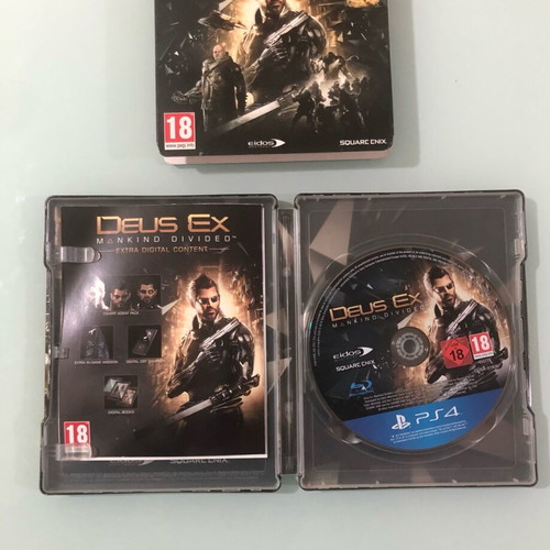 Deus Ex: Mankind Divided – Day One Steelbook Edition PS4 – Άριστη Κατάσταση (Σαν Καινούργιο)
