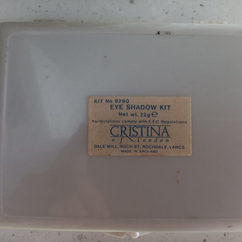 Christina of London vintage eyeshadow palette like new