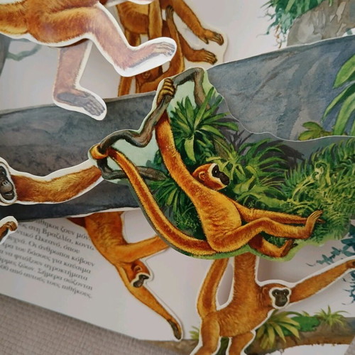 National Geographic Action Pop Up Book Animal Acrobats new, Greek