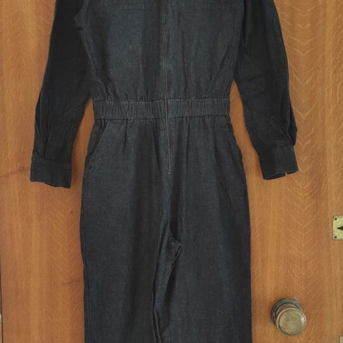 Jumpsuit black denim Access like new, size M