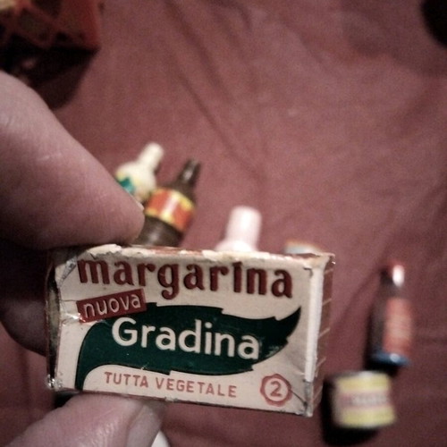 Vintage food miniatures set used, 1960s-1970s