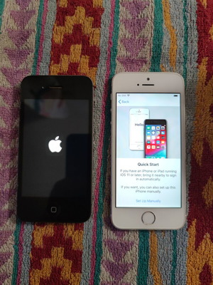 Apple iPhone 5s και iPhone 4s μεταχειρισμένα για ανταλλακτικά πακέτο