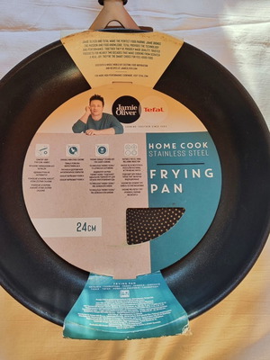 Тиган Tefal Jamie Oliver Home Cook от неръждаема стомана 24 см нов