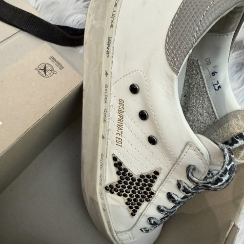 Golden Goose Hi Star leather trainers like new, size 39, white