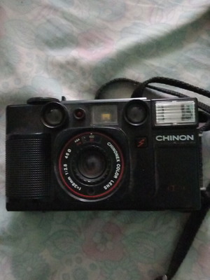 Chinon 35F-MA analog point-and-shoot camera used