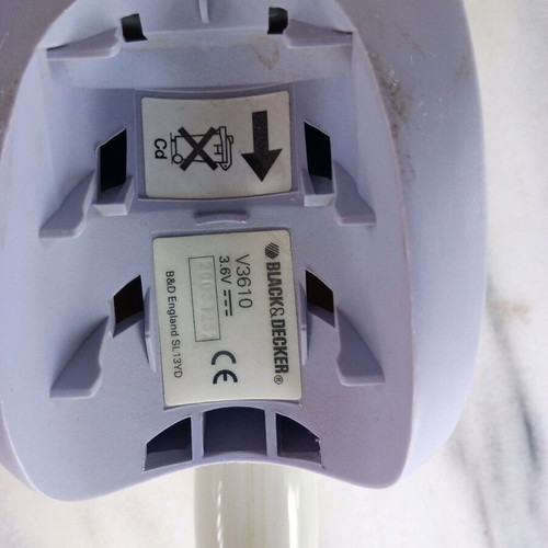 Black & Decker Dustbuster rechargeable kitchen vacuum used