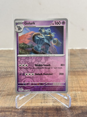 Pokemon Golurk 043/086 Black Bolt Pattern Holo card new
