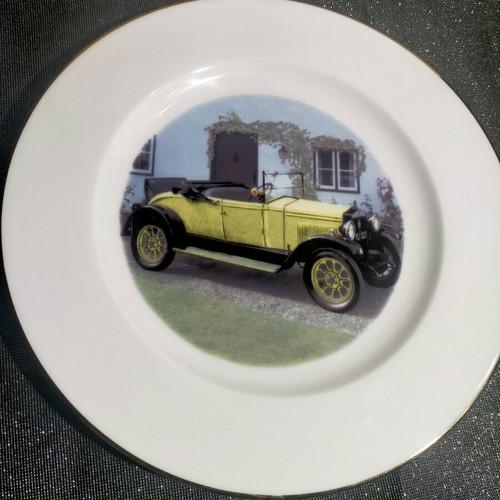 Collection of old car plates like new, France de Limoges