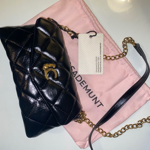 Lola Casademunt crossbody bag new, black and gold