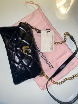 Lola Casademunt crossbody bag new, black and gold