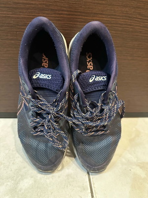 Asics GEL Fujitrabuco 6 athletic shoes like new, size 38, blue-purple