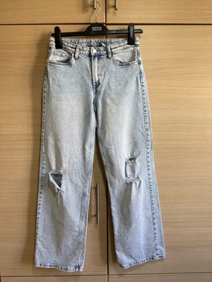 Τζιν girl’s low waist σαν καινούργιο, μπλε, loose εφαρμογή