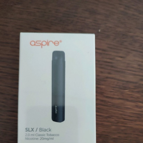 Aspire SLX Black Disposable Pod Kit new sealed package