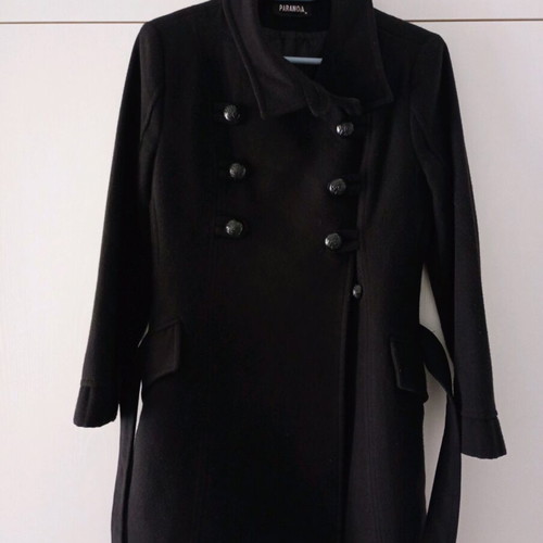 Paranoia Warm Coat New Size Medium Black