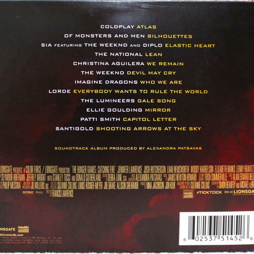 The Hunger Games: Catching Fire CD used, soundtrack album