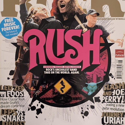 Classic Rock magazine Rush issue 122 August 2008 like new