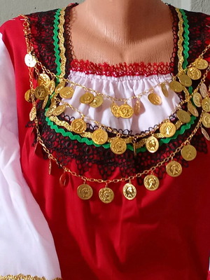 Handmade shirt with necklace new