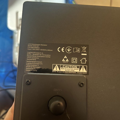 Logitech Z333 2.1 speakers with subwoofer, like new, 80W