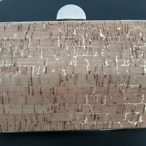 Bag to Bag γυναικείο τσαντάκι χειρός καινούργιο από φελό με αλυσίδα
