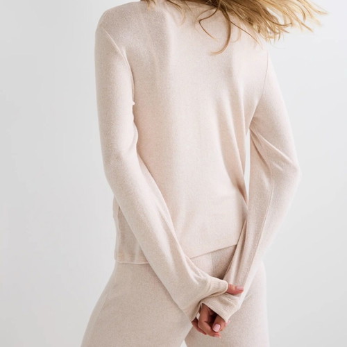 Monoprix Homewear set like new, beige, 74% viscose