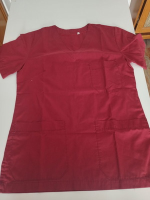 Medical scrub top and pants, small
