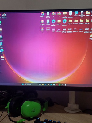 LG Ultragear 24" gaming οθόνη μεταχειρισμένη με πρόβλημα μητρικής