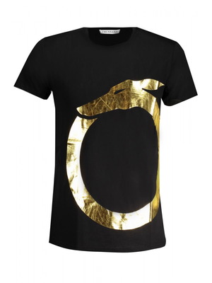 TRUSSARDI- “GOLDEN SNAKE PRINT” MEN T-SHIRT
