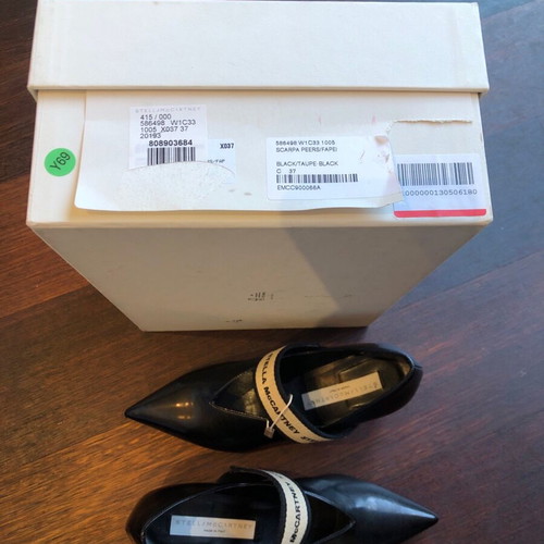 Stella McCartney black pumps size 37 new, vegan leather