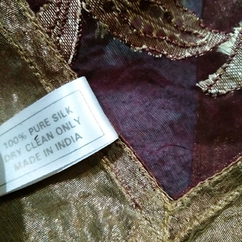 Christmas silk set of 5 squares new, various sizes