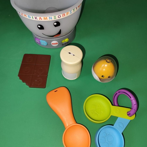 Fisher Price Educational Baking Bowl used with sounds and lights