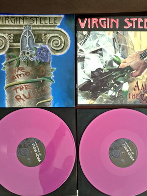 Virgin Steele Life Among The Ruins vinyl signed limited edition purple