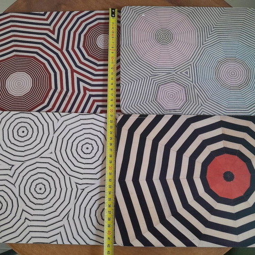 Louise Bourgeois cork placemat set of 4 like new