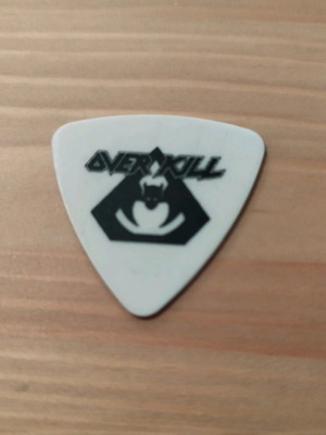Overkill guitar pick like new, authentic from the band