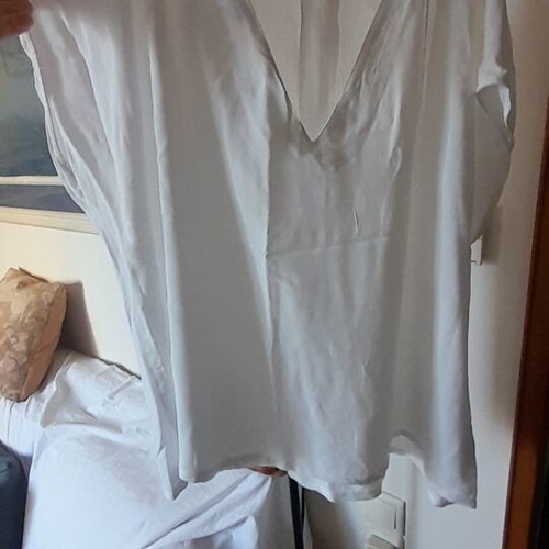 Acne Studios women's white viscose shirt like new, XL