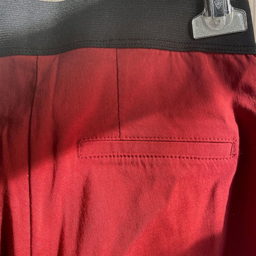 Stradivarius official fitted pants size M like new, brick red