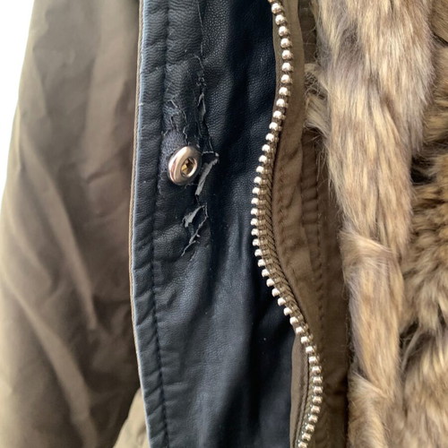 Zara coat used, brown and beige, size S